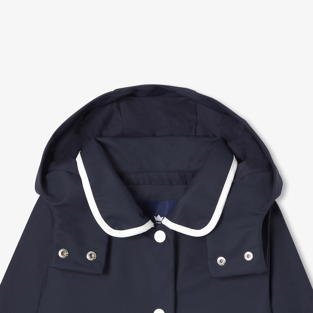 Cerata With Cappuccio Girl - Blu Navy Jacadi
