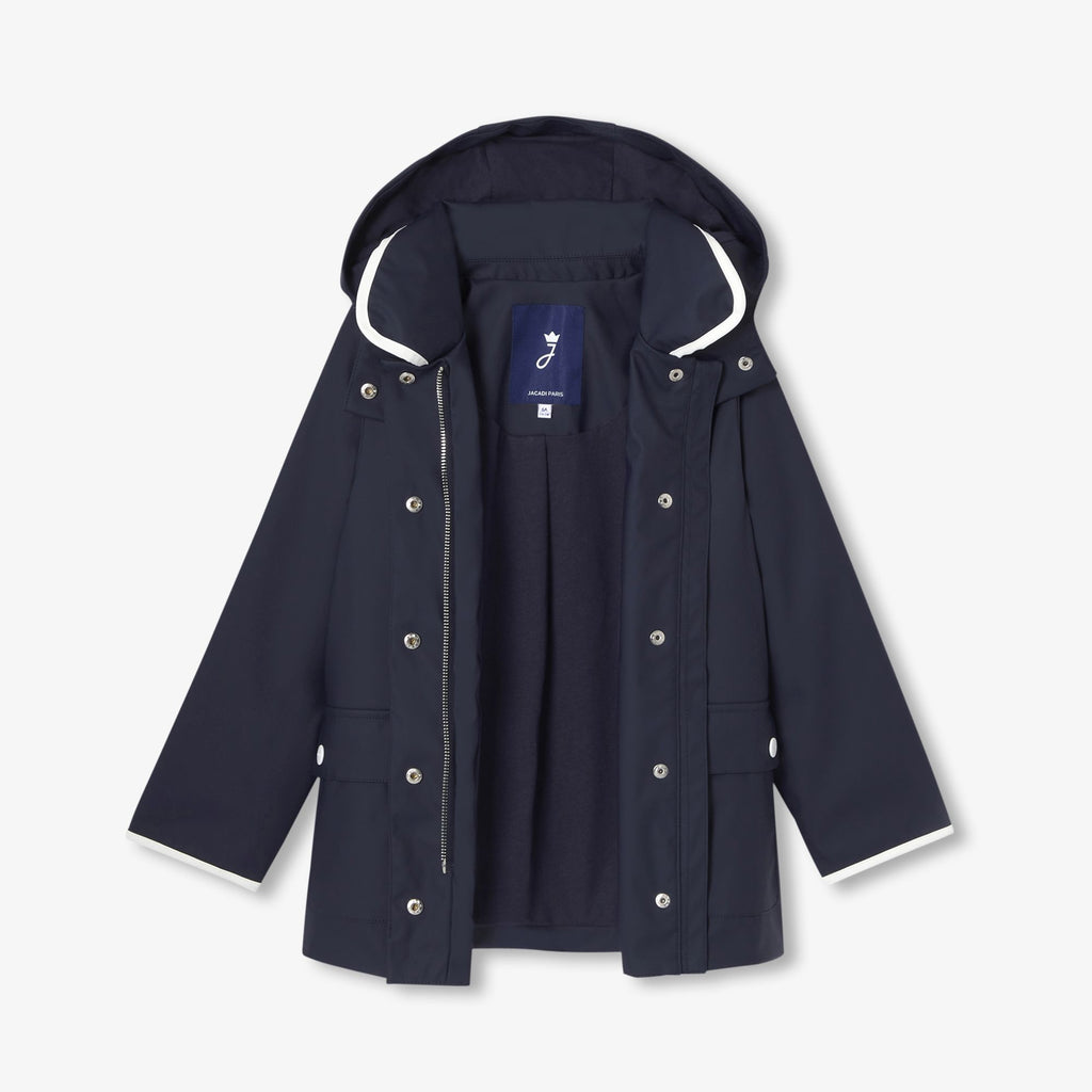 Cerata With Cappuccio Girl - Blu Navy Jacadi