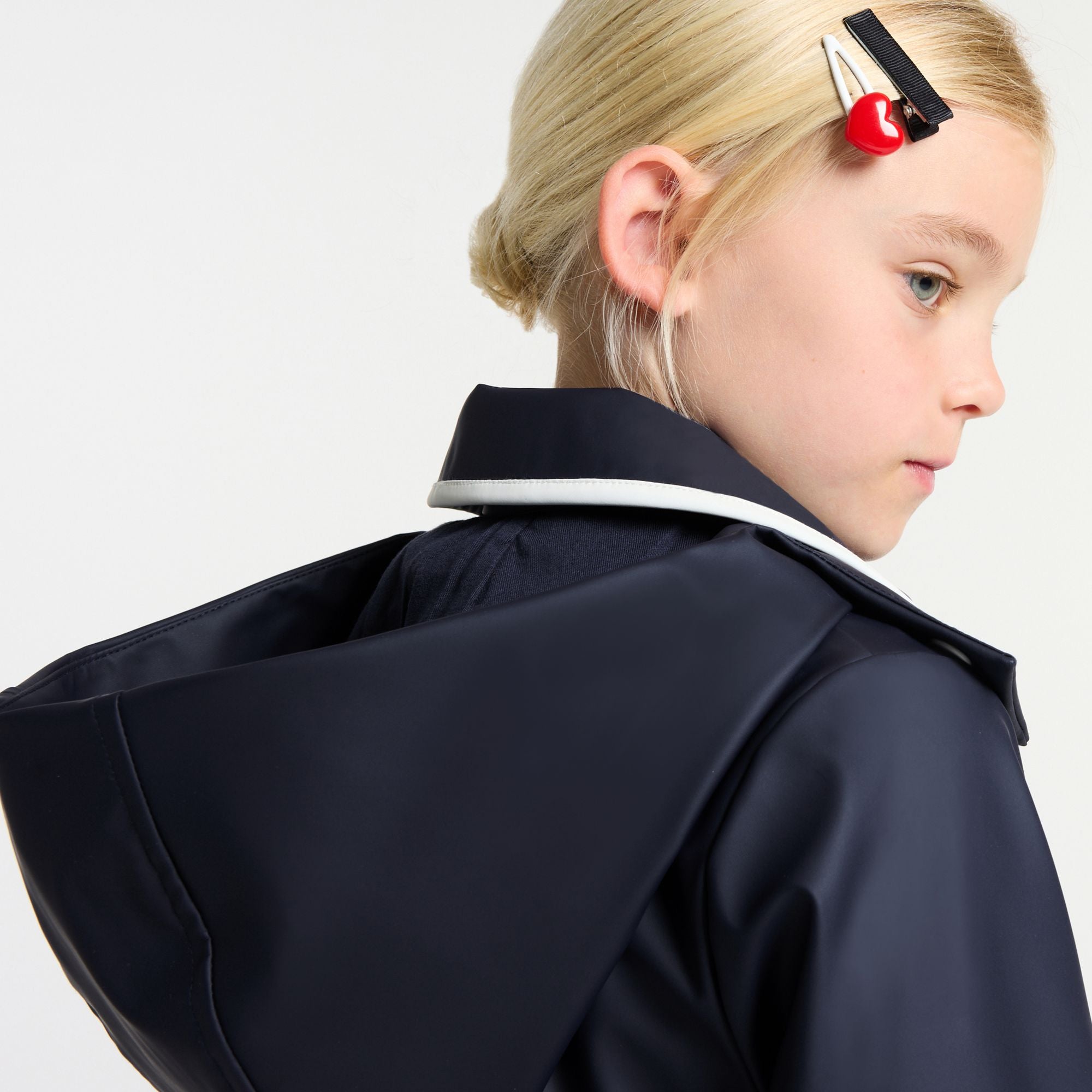Cerata With Cappuccio Girl - Blu Navy Jacadi