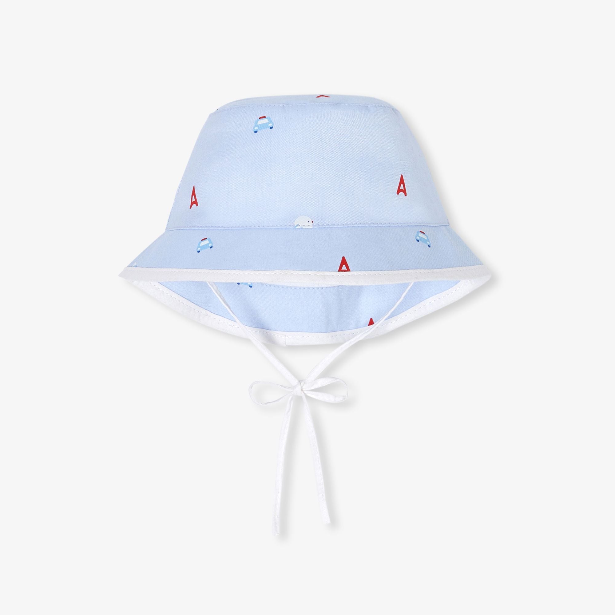 Hat Pescatore Baby Boy in Oxford - Blue/Multicolour