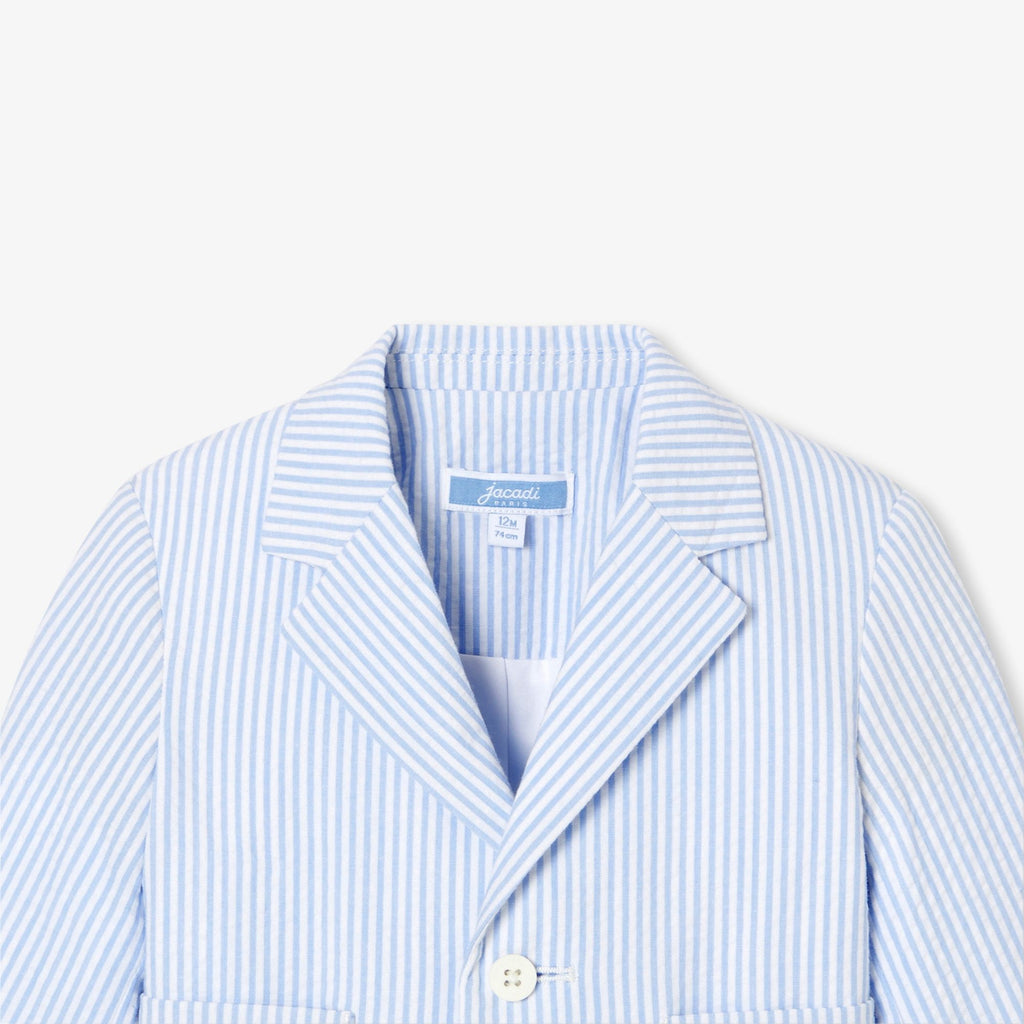 Baby boy seersucker jacket