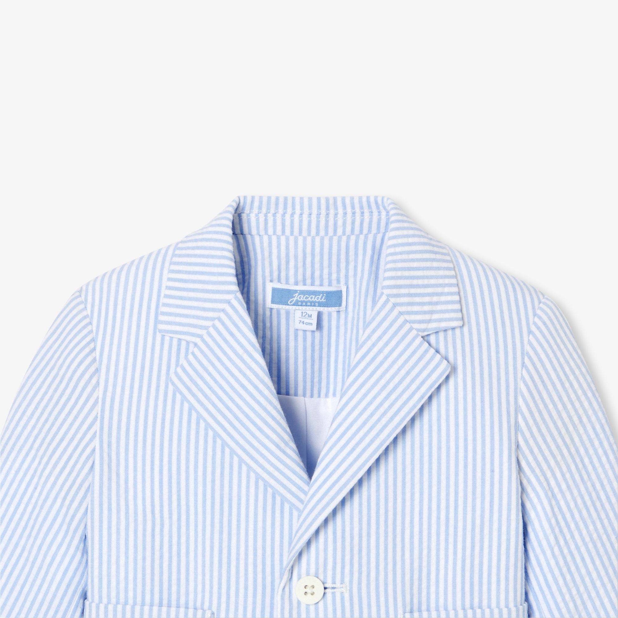 Baby boy seersucker jacket