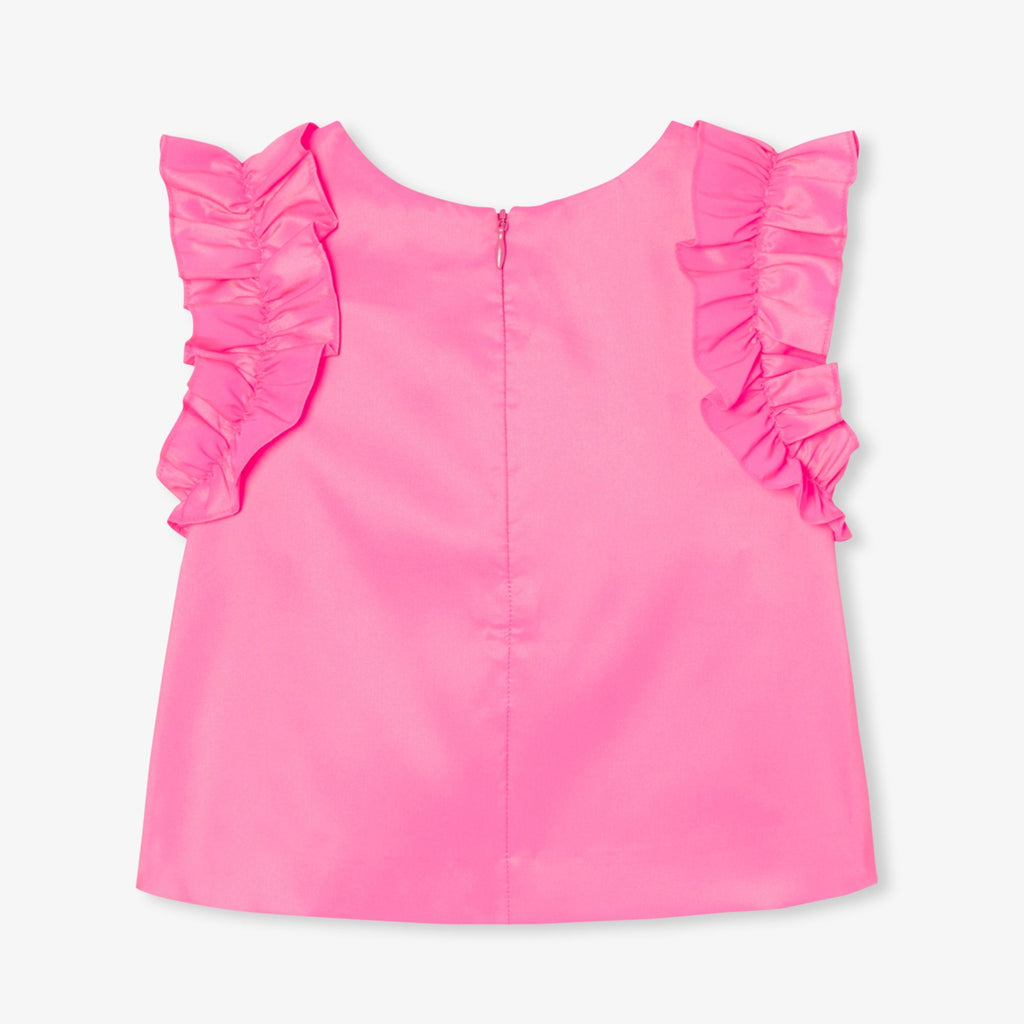 JC-TG141 - Jacadi Girl's taffeta top