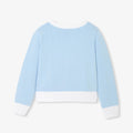 JC-TG140 - Jacadi Girl's cloud intarsia sweater