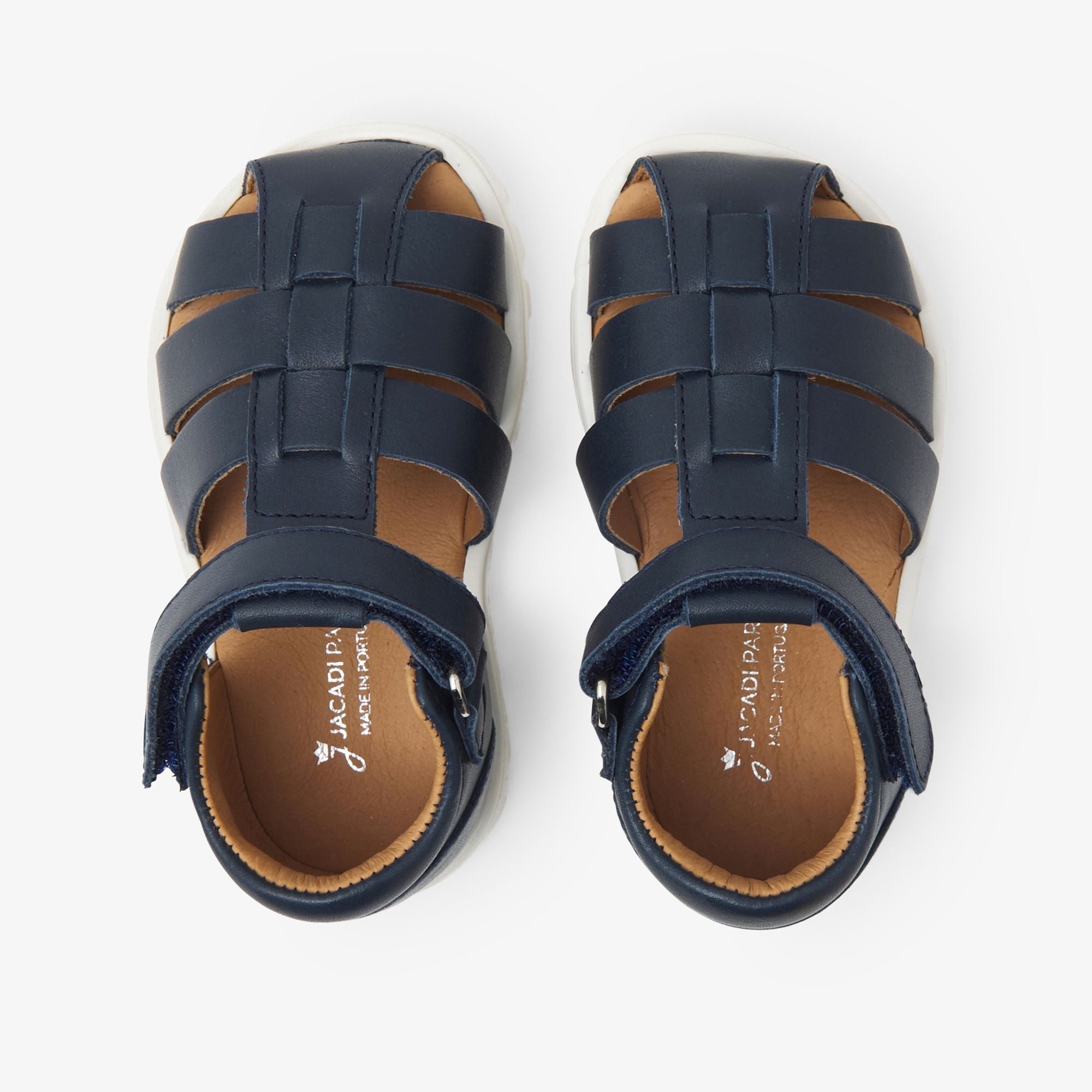 Leather Sandals Baby Boy - Blu Navy Jacadi