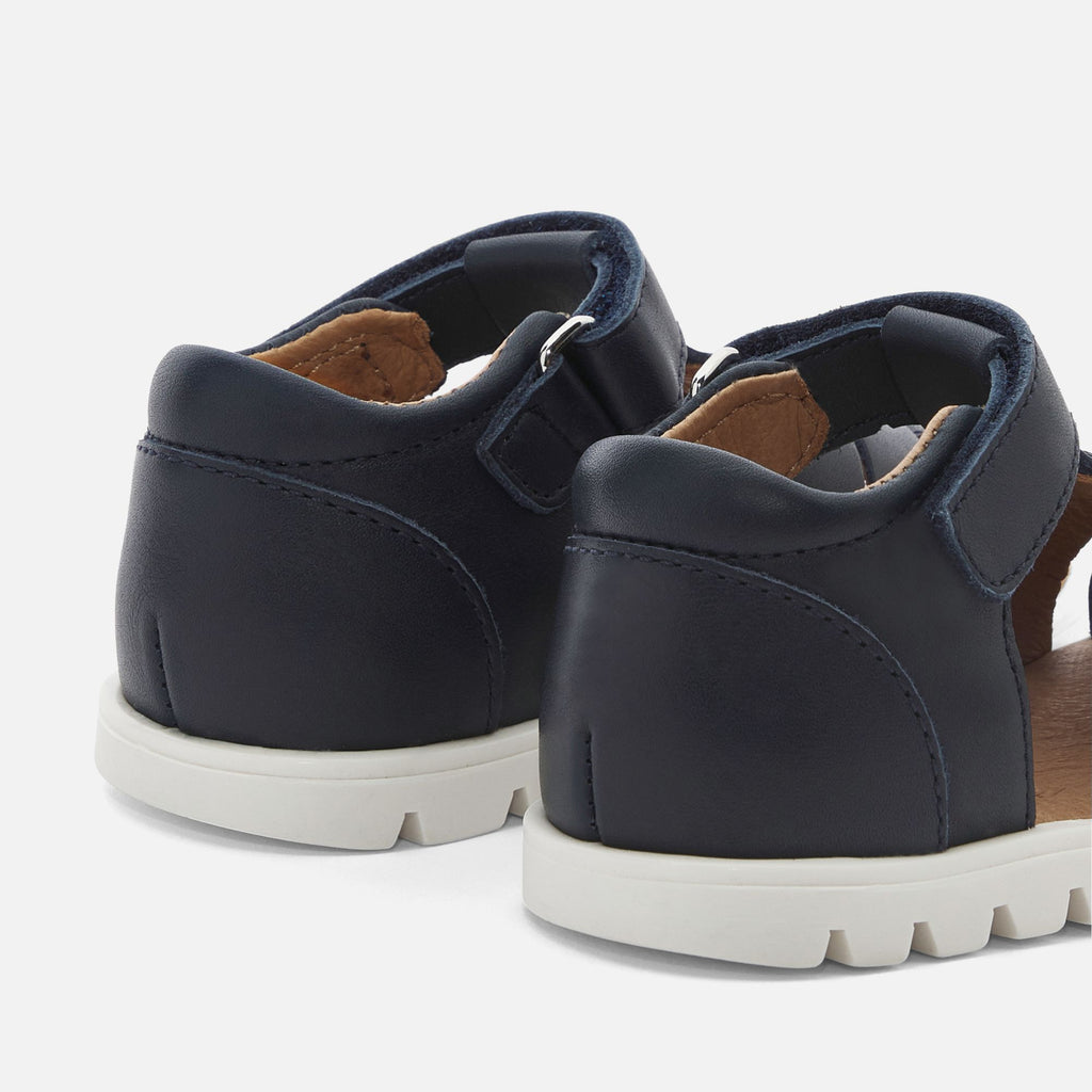Leather Sandals Baby Boy - Blu Navy Jacadi
