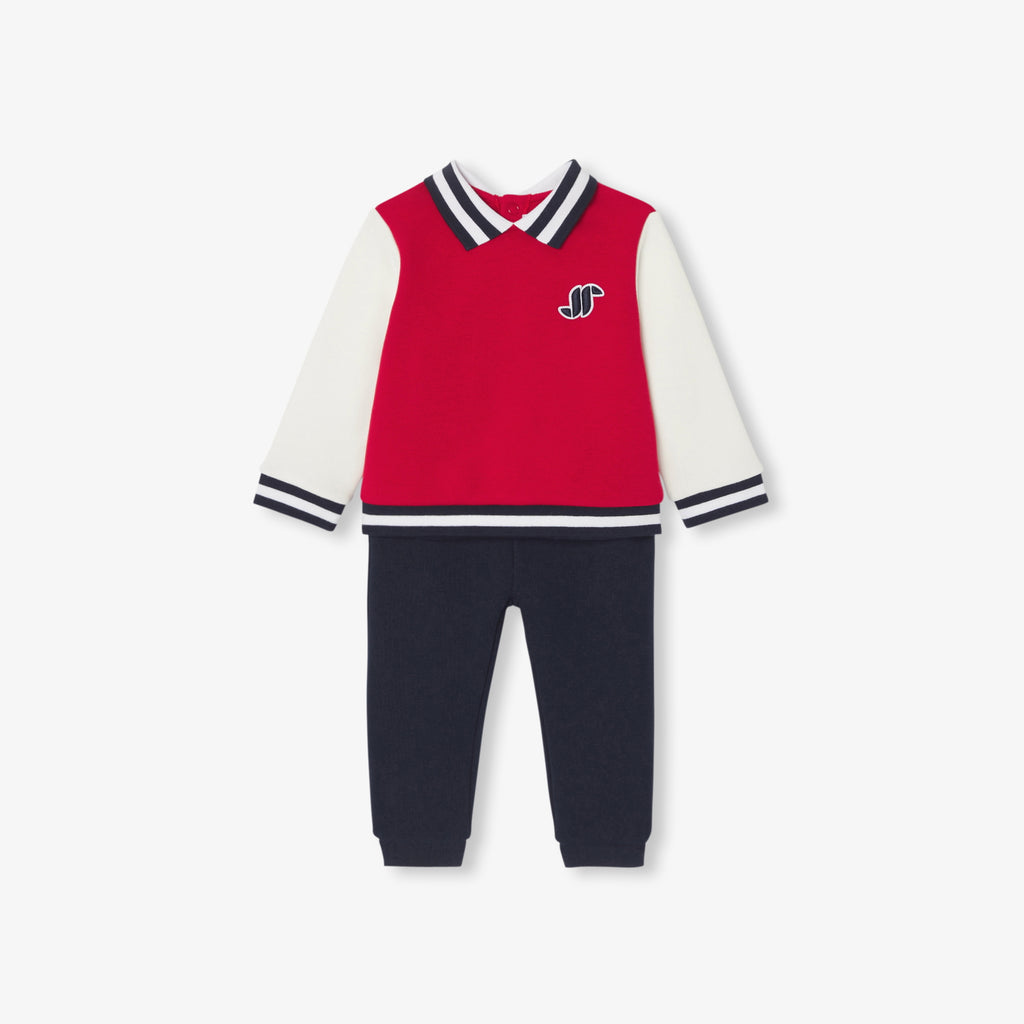 JC-NB041 - Jacadi Baby Boy Two-Piece Outfit Set