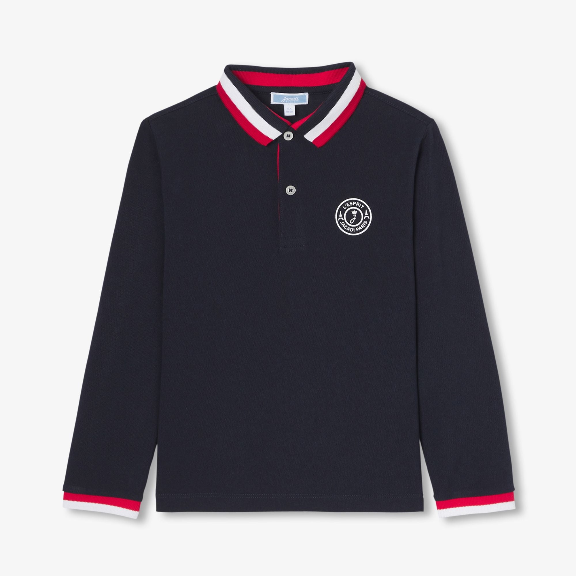 JC-TB043 - Jacadi Boy's cotton piqué polo shirt