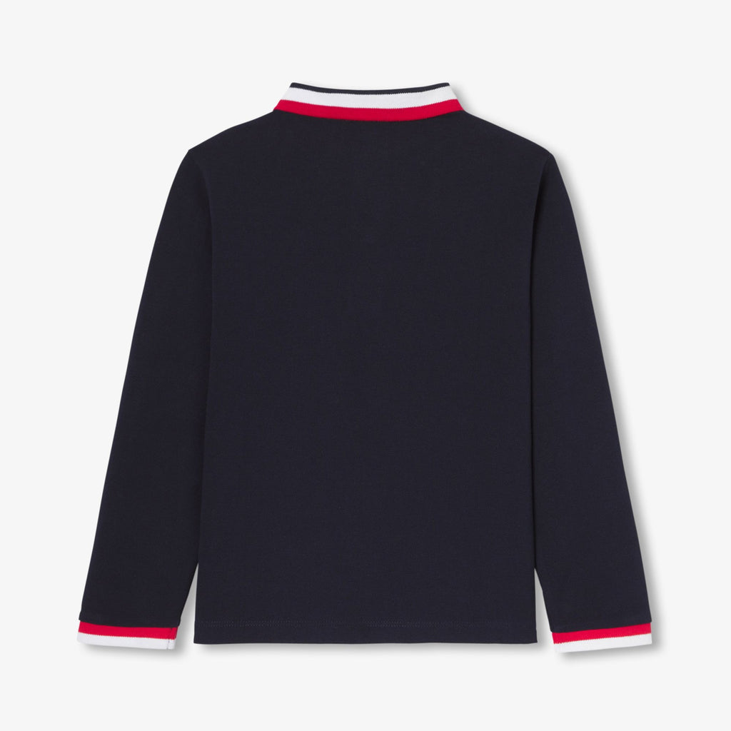 JC-TB043 - Jacadi Boy's cotton piqué polo shirt