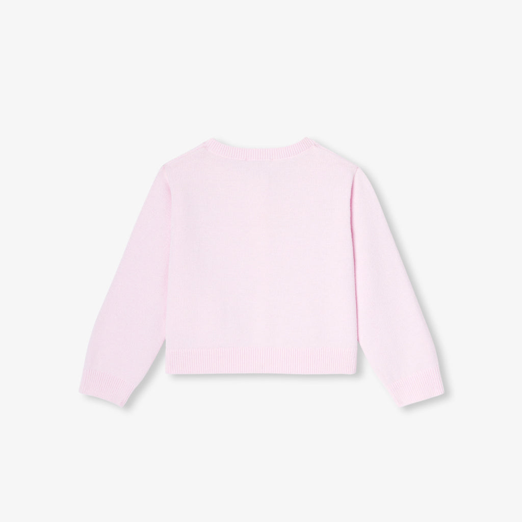 JC-NG069 Jacadi Baby Girl Cotton Cardigan (Powder Pink)