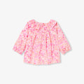 JC-NG085 Jacadi Liberty Fabric Blouse for Baby Girl (Pink)