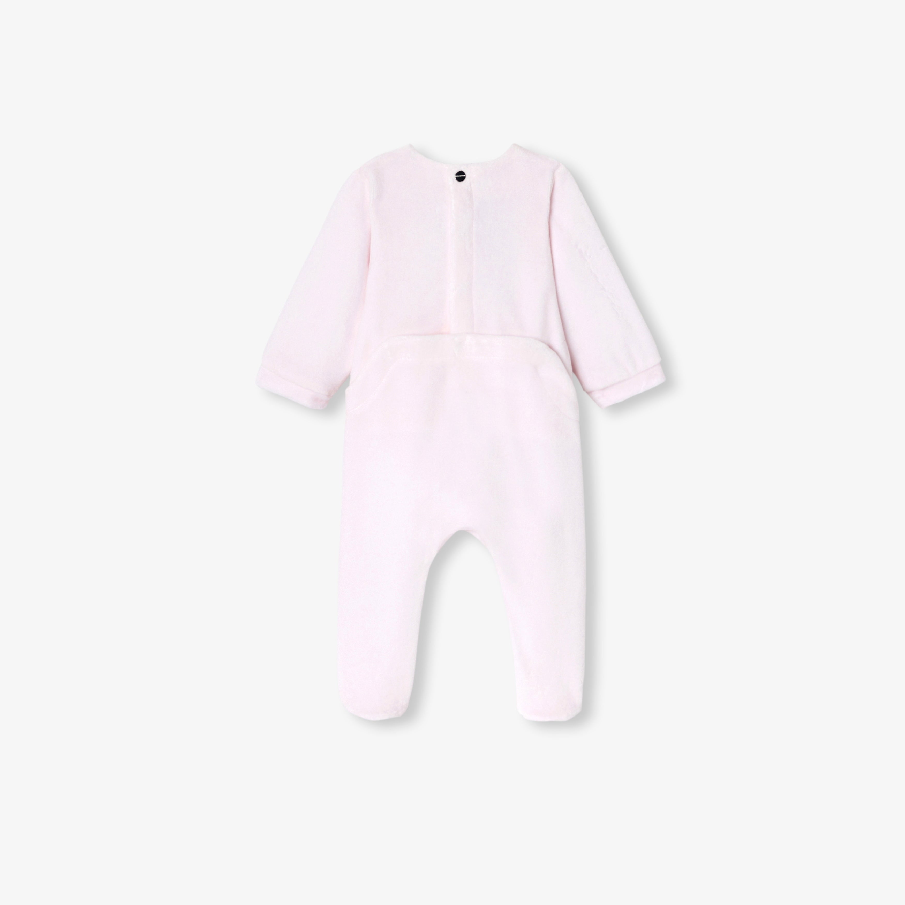 JC-NG088 Jacadi Chenille Pyjama Set for Baby Girl (Pink)