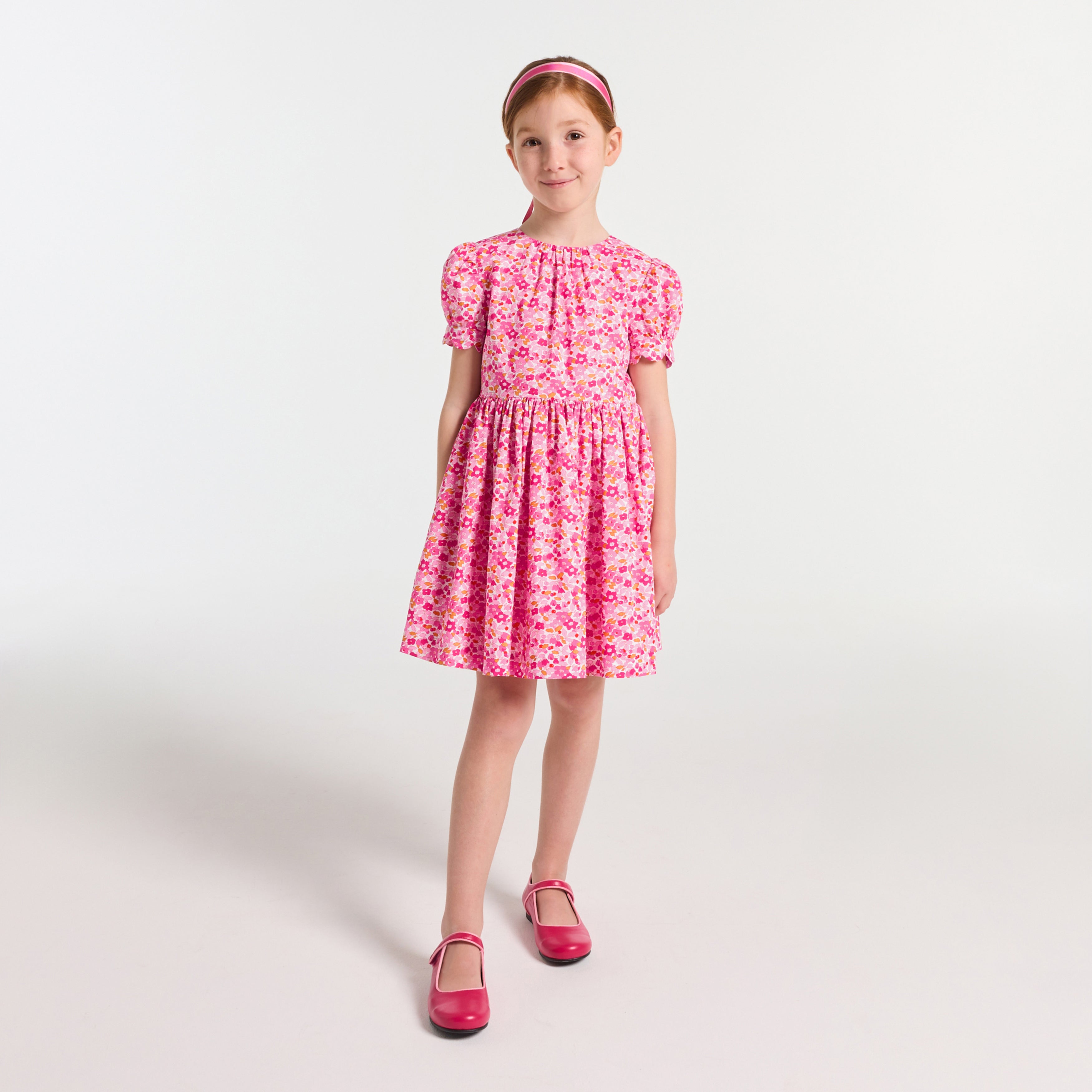 JC-TG034 Jacadi Liberty Fabric Dress for Girls
