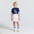 JC-TG143 - Jacadi Girl's pleated gabardine skirt