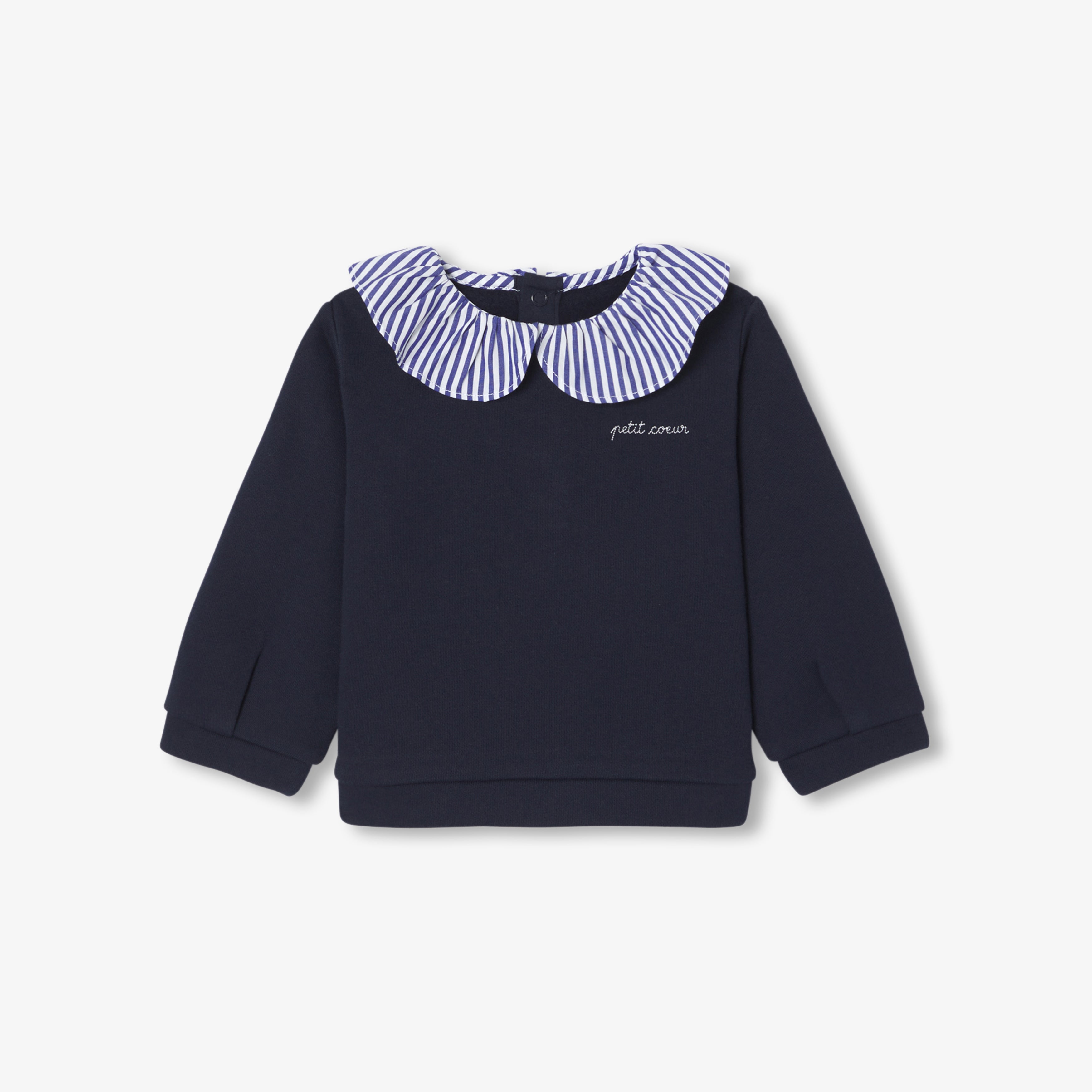 JC-NG096 - Jacadi Fleece Sweatshirt for Baby Girls