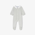 JC-NB071 - Jacadi Newborn chenille sleepsuit