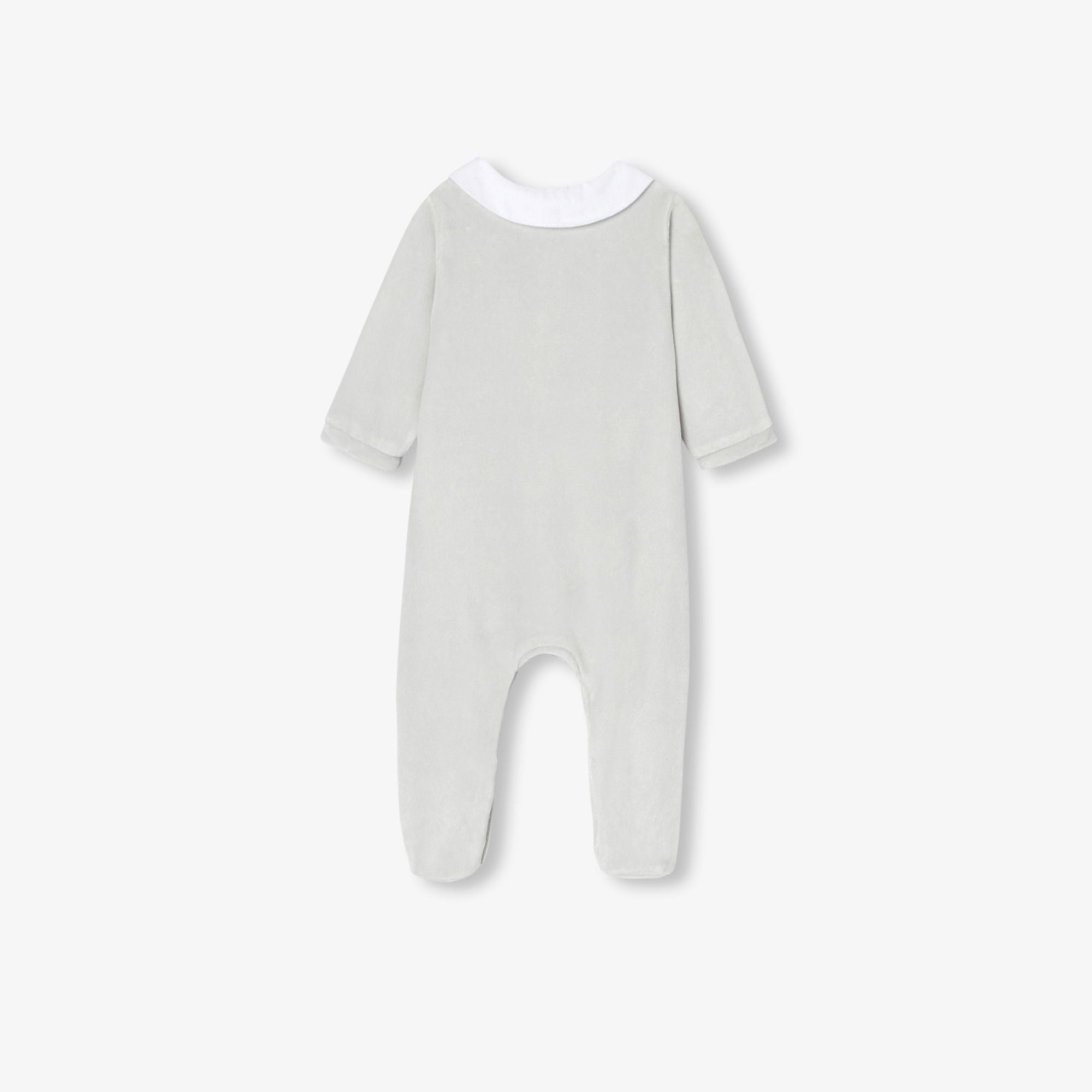 JC-NB071 - Jacadi Newborn chenille sleepsuit