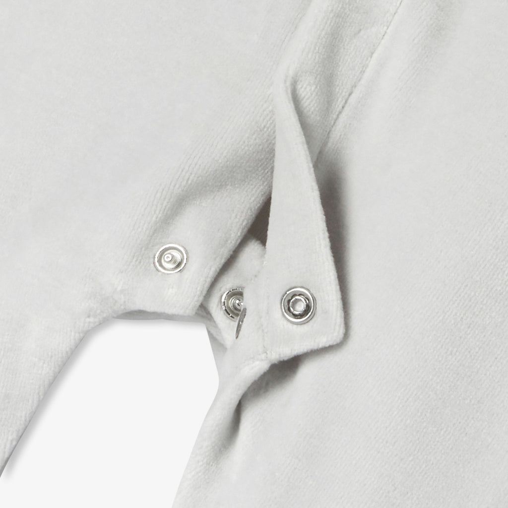 Baby chenille pyjamas - Ice Grey