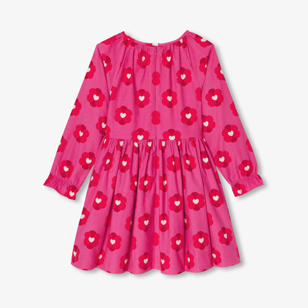 JC-TG064 Jacadi Girls Corduroy Dress (Pink)