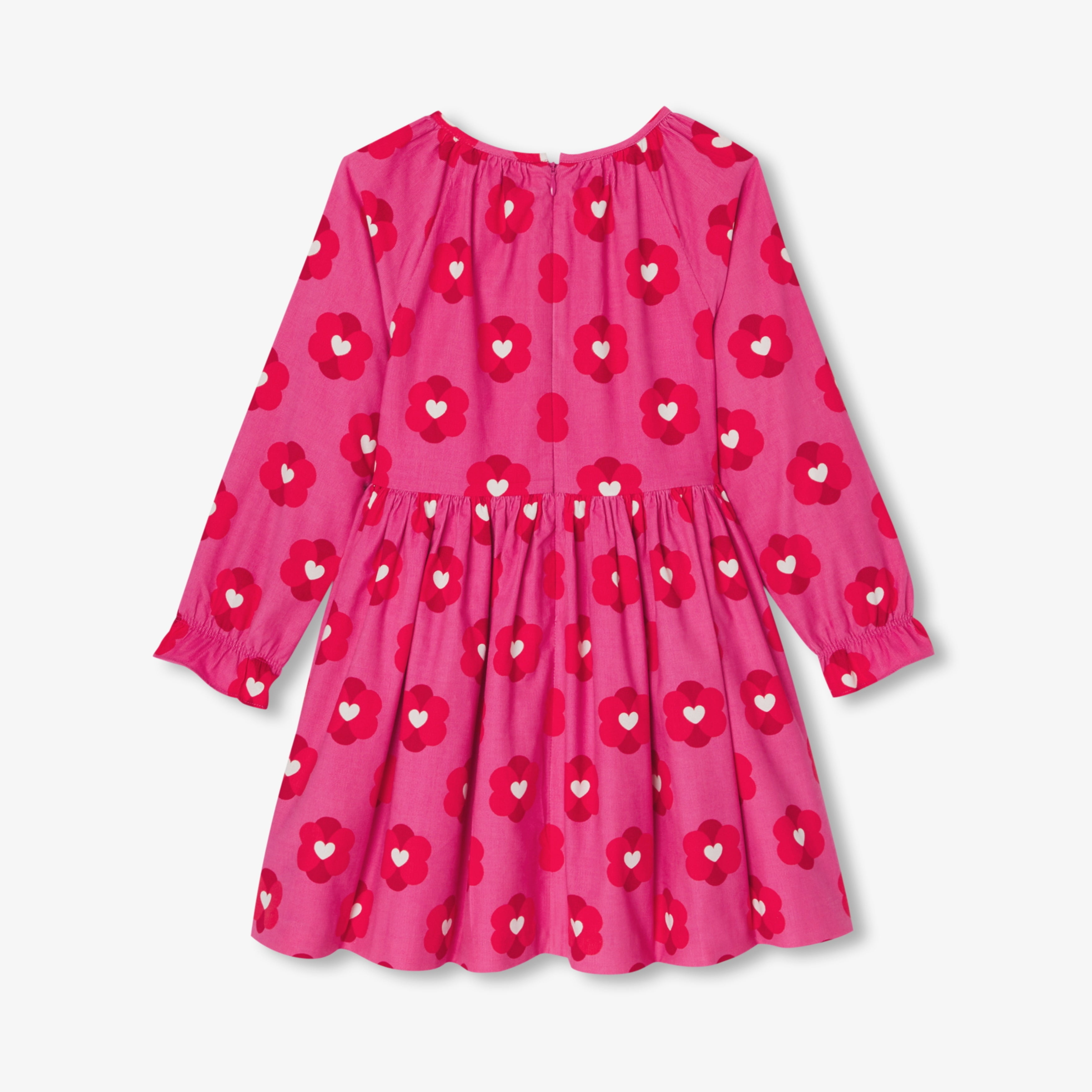 JC-TG064 Jacadi Girls Corduroy Dress (Pink)