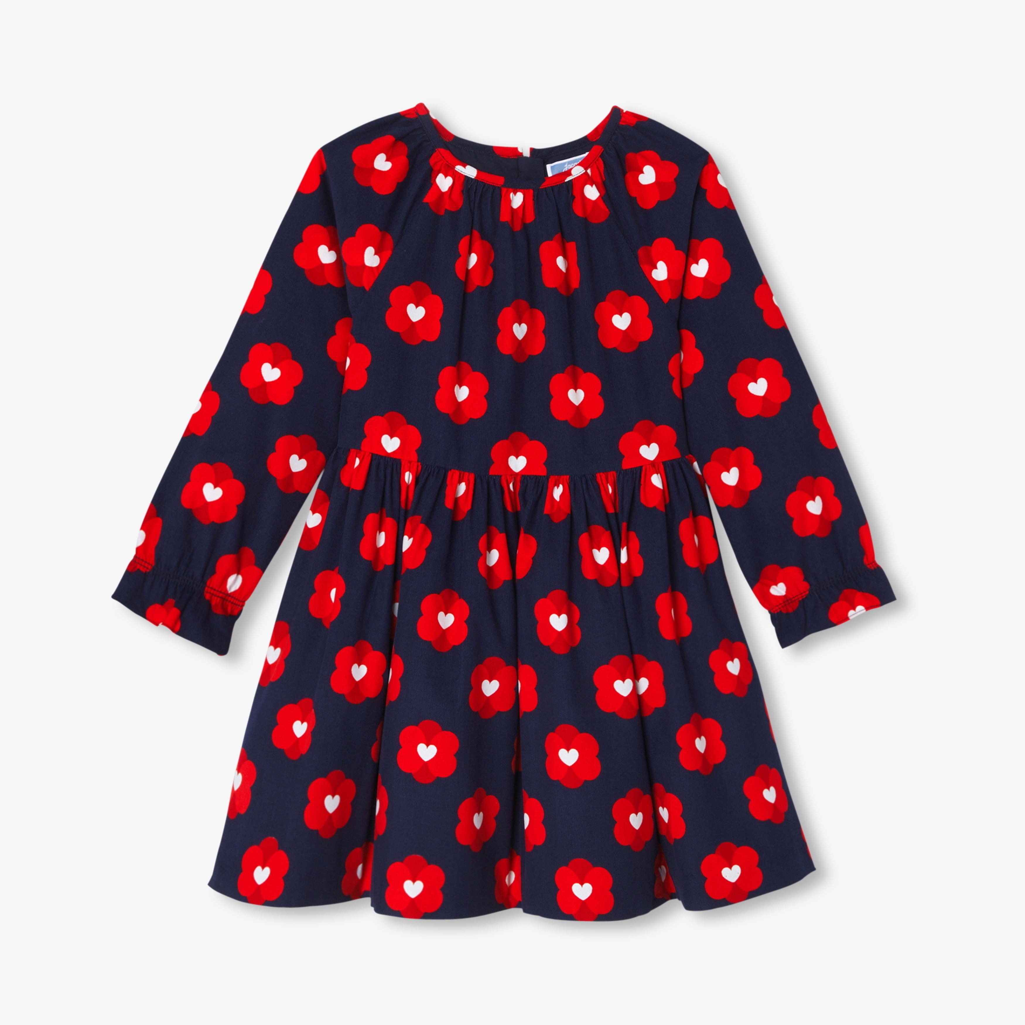 JC-TG063 Jacadi Girls Corduroy Dress (Midnight Blue)
