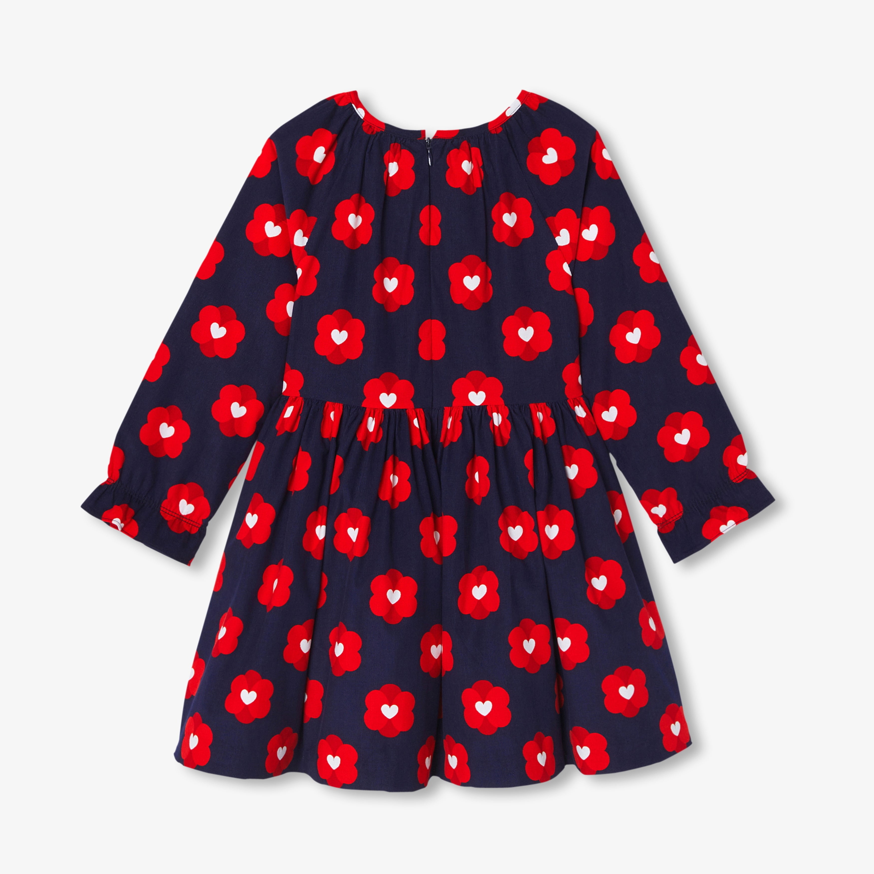 JC-TG063 Jacadi Girls Corduroy Dress (Midnight Blue)