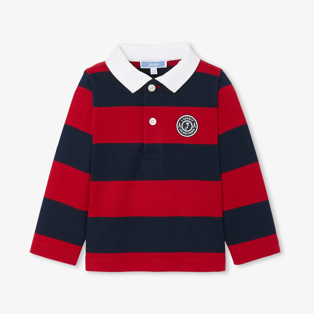 JC-NB062 - Jacadi Baby boy long-sleeved polo shirt