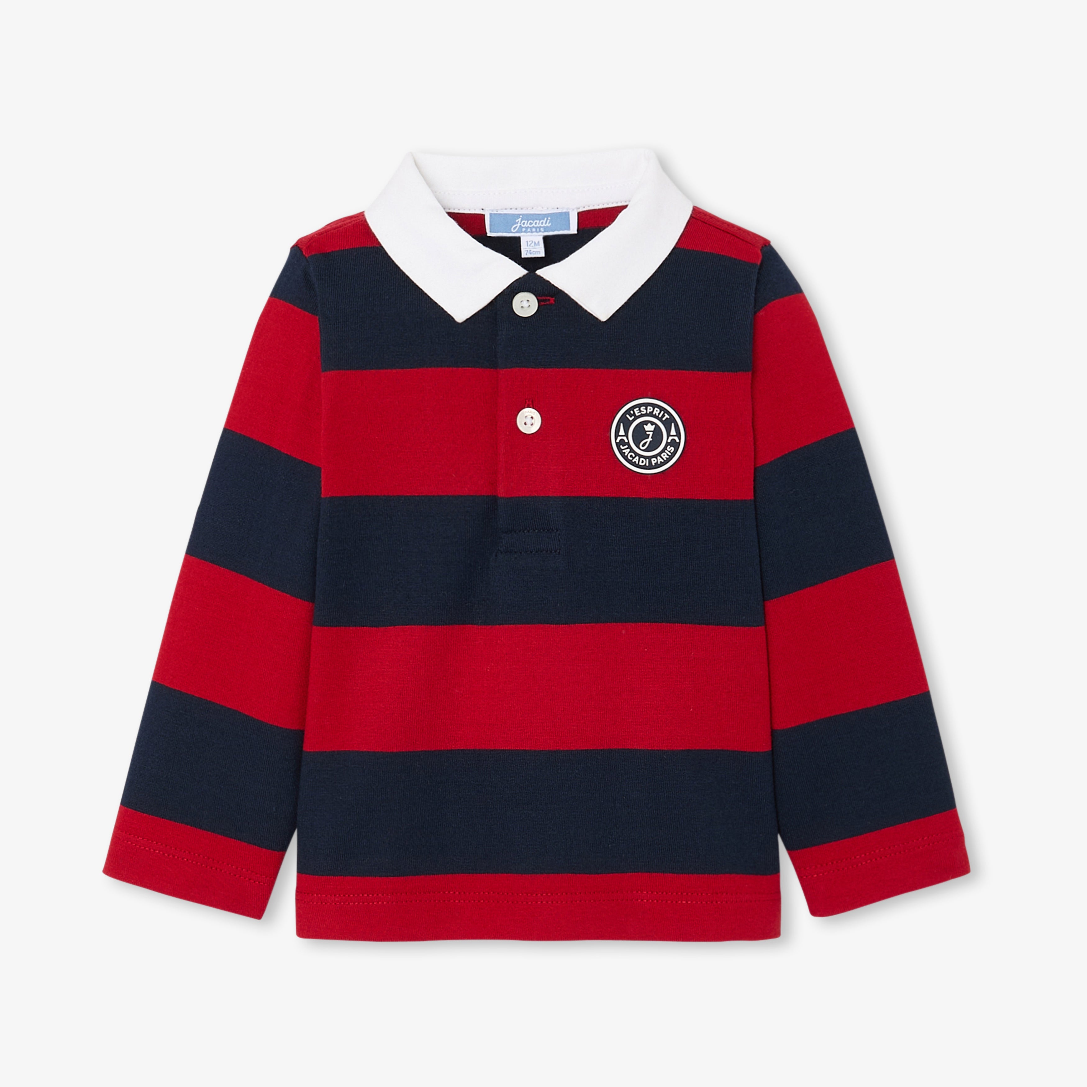 JC-NB062 - Jacadi Baby boy long-sleeved polo shirt