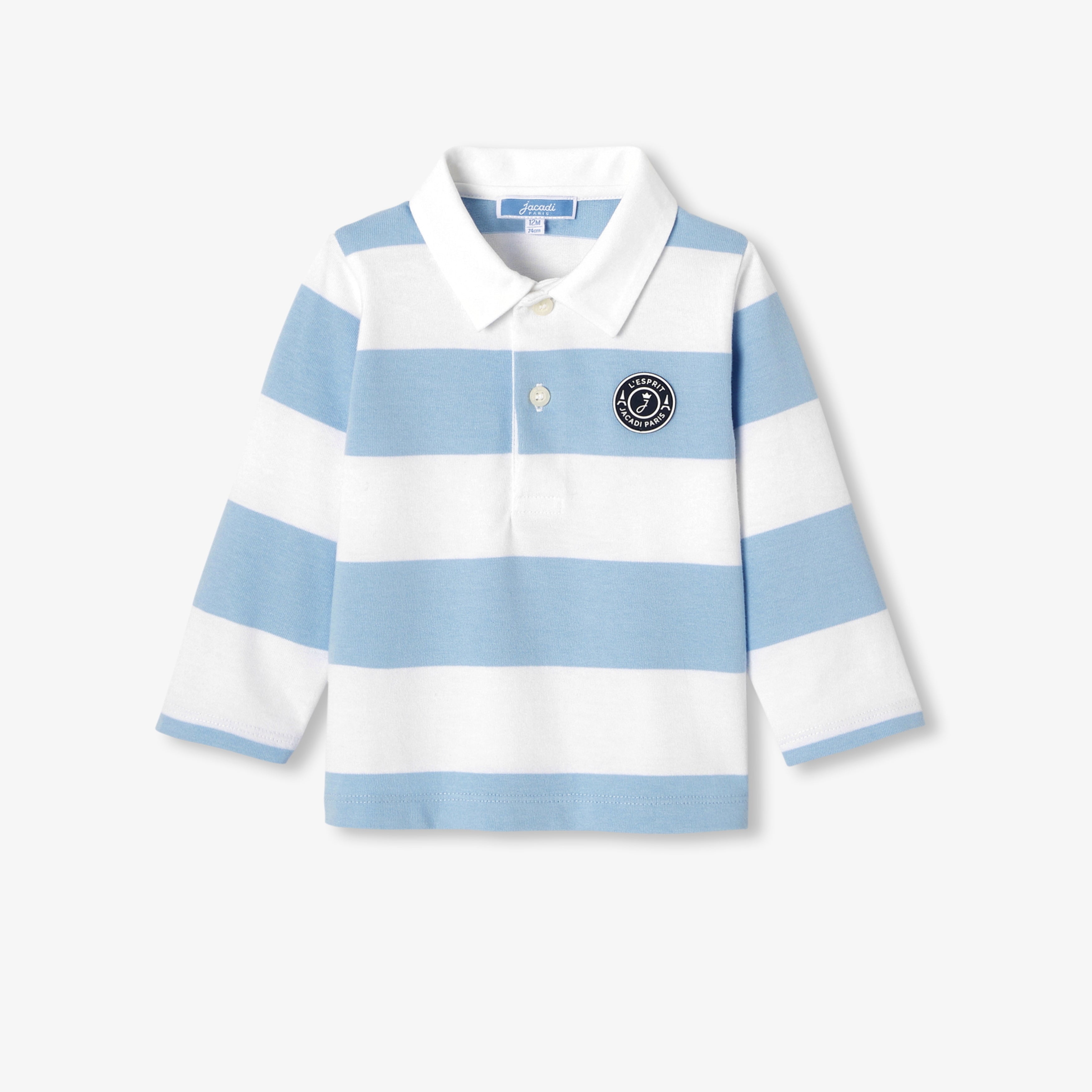 JC-NB054 - Jacadi Long-sleeved polo shirt for baby boy