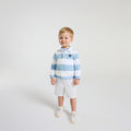 JC-NB054 - Jacadi Long-sleeved polo shirt for baby boy