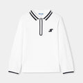 JC-TB029 - Jacadi Boy's long-sleeved cotton polo shirt