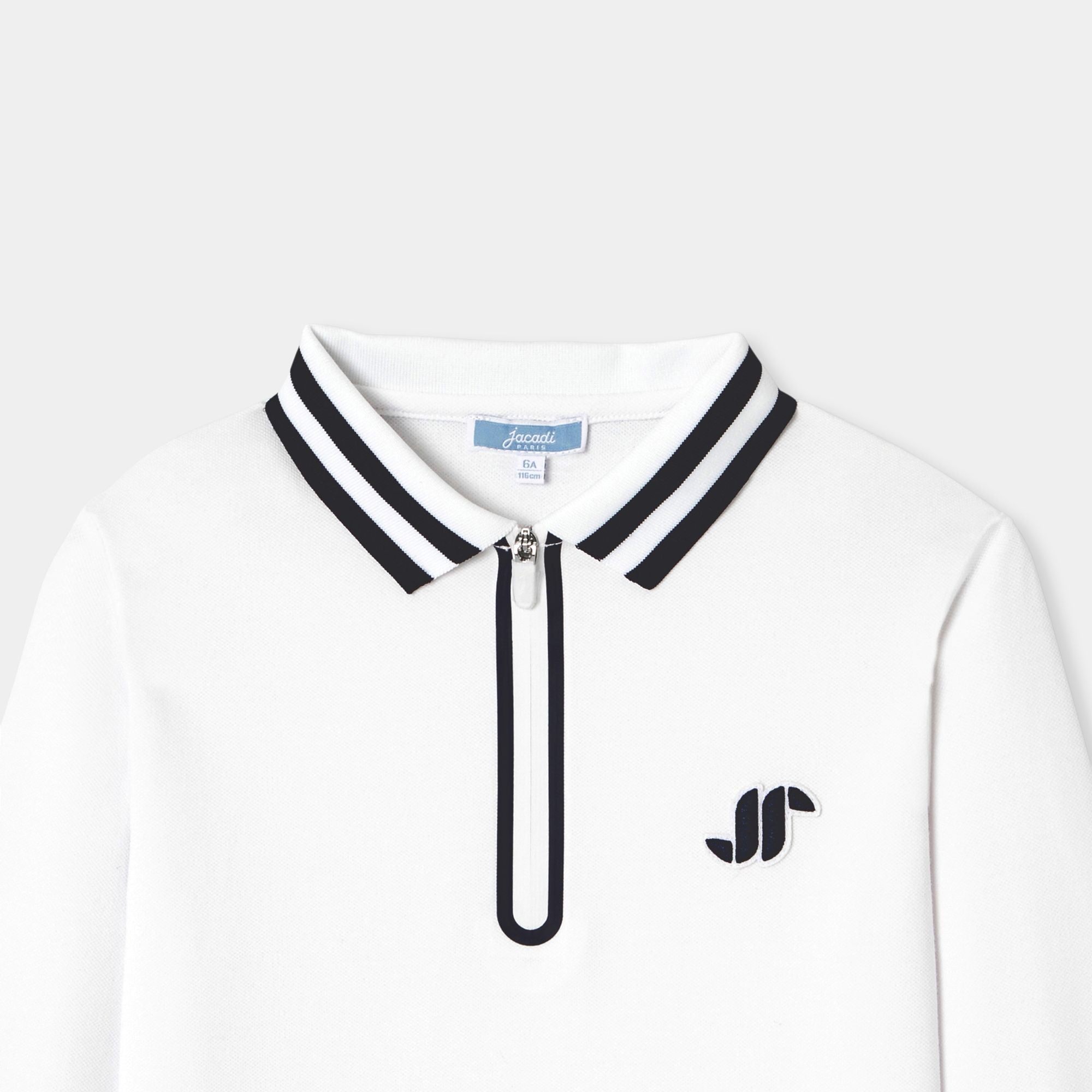 Boy cotton polo shirt - Jacadi White