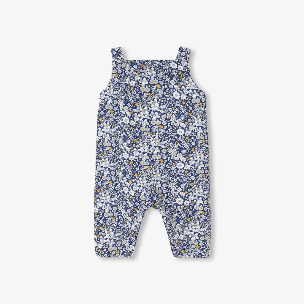 JC-NG083 Jacadi Baby Girl Liberty Fabric Dungarees