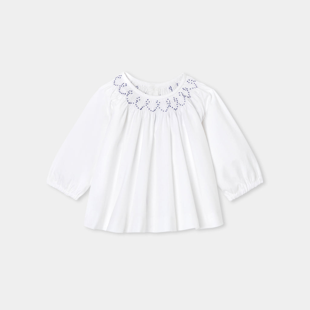 JC-NG099 - Jacadi Poplin Blouse for Baby Girls