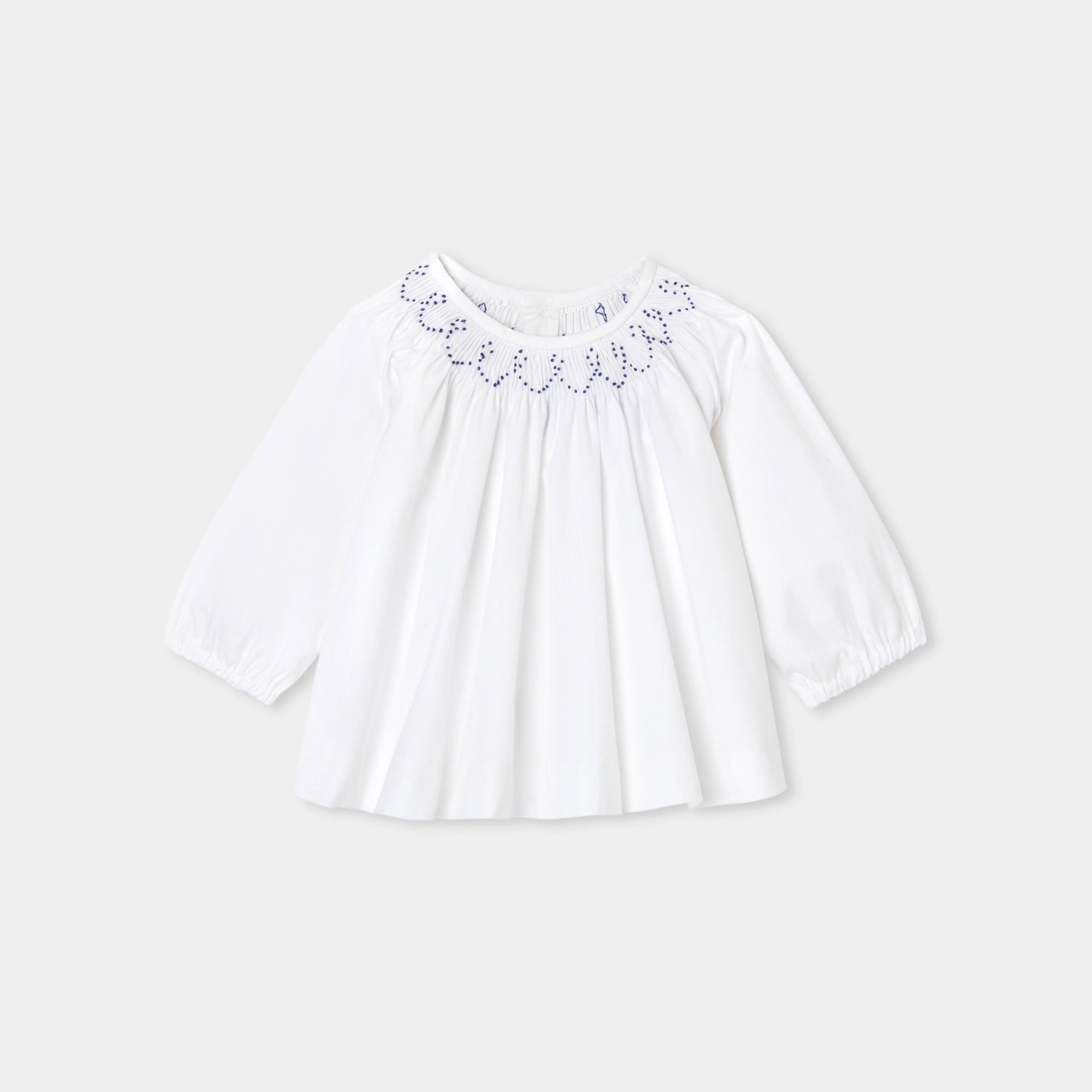 JC-NG099 - Jacadi Poplin Blouse for Baby Girls