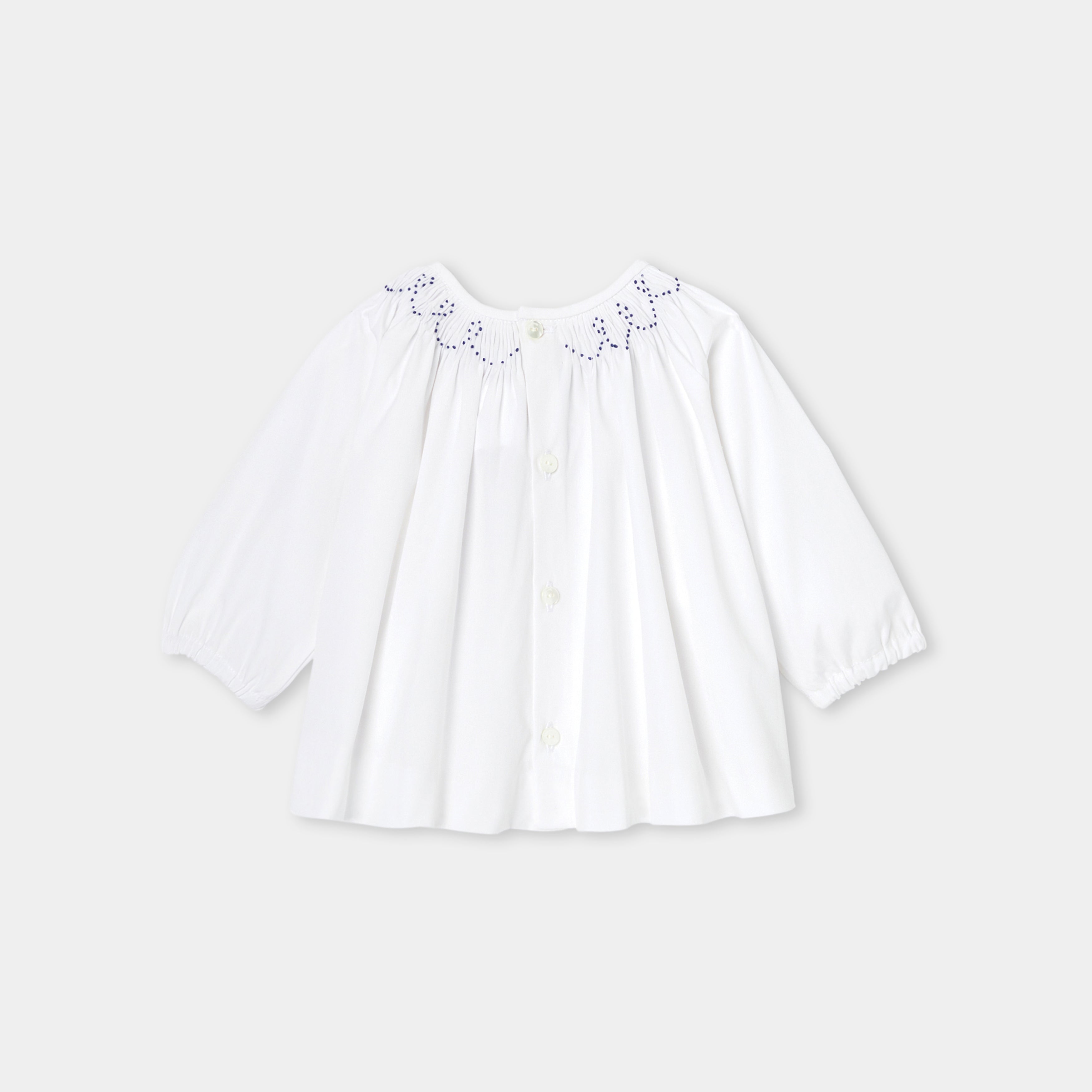 JC-NG099 - Jacadi Poplin Blouse for Baby Girls