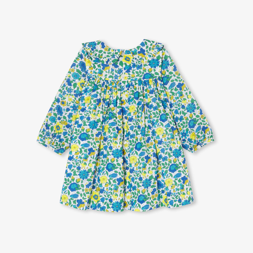 JC-NG044 Jacadi Liberty Fabric Dress for Baby Girl