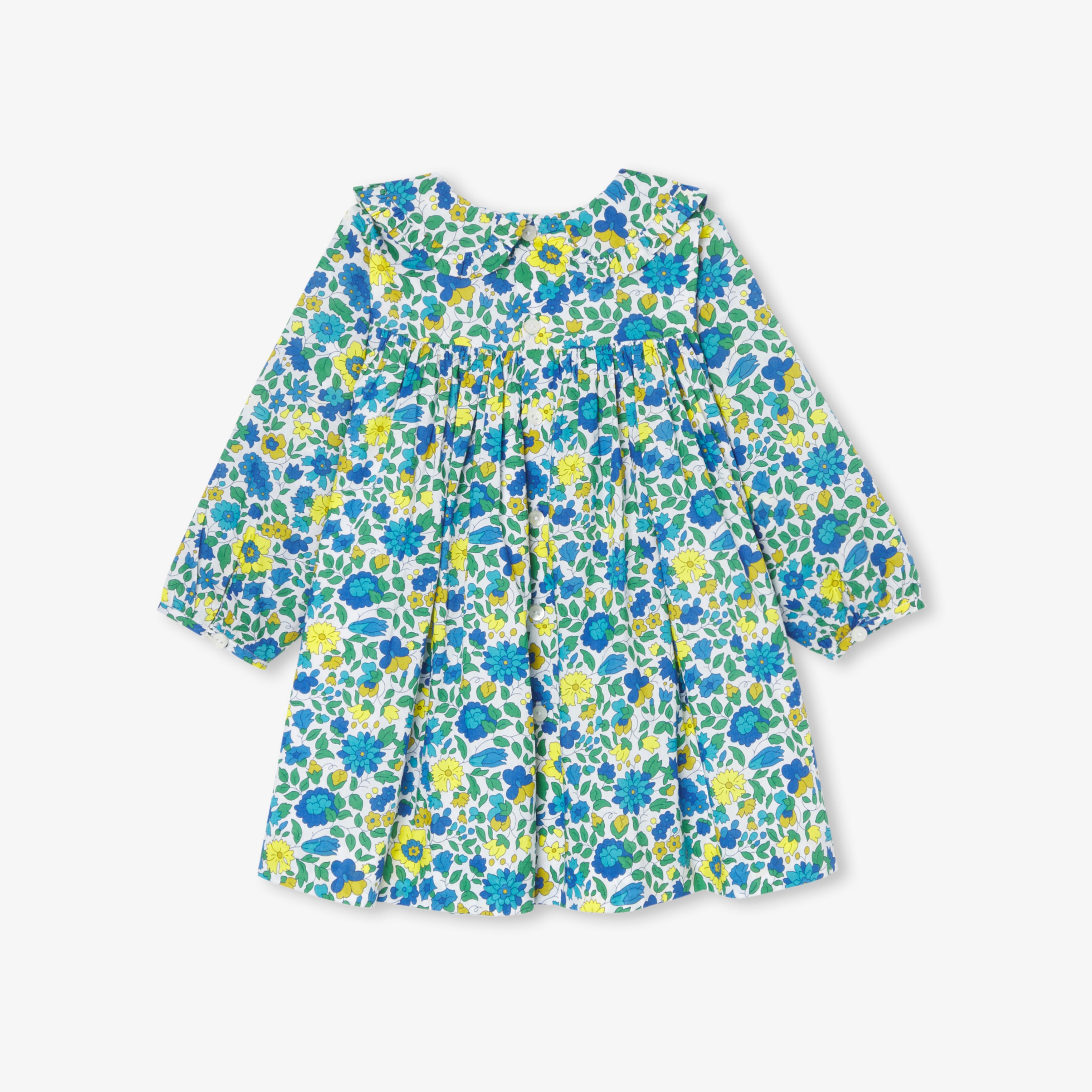 JC-NG044 Jacadi Liberty Fabric Dress for Baby Girl