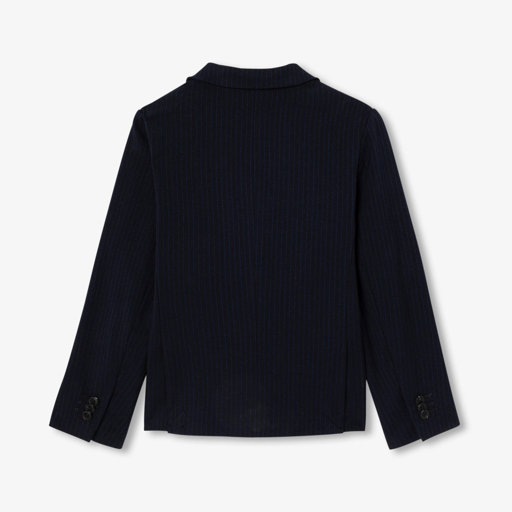 JC-TB017 Jacadi Kids' Flannel Jacket - Navy Blue