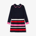 JC-TG065 Jacadi Girls Long Sleeve Dress (Blue)
