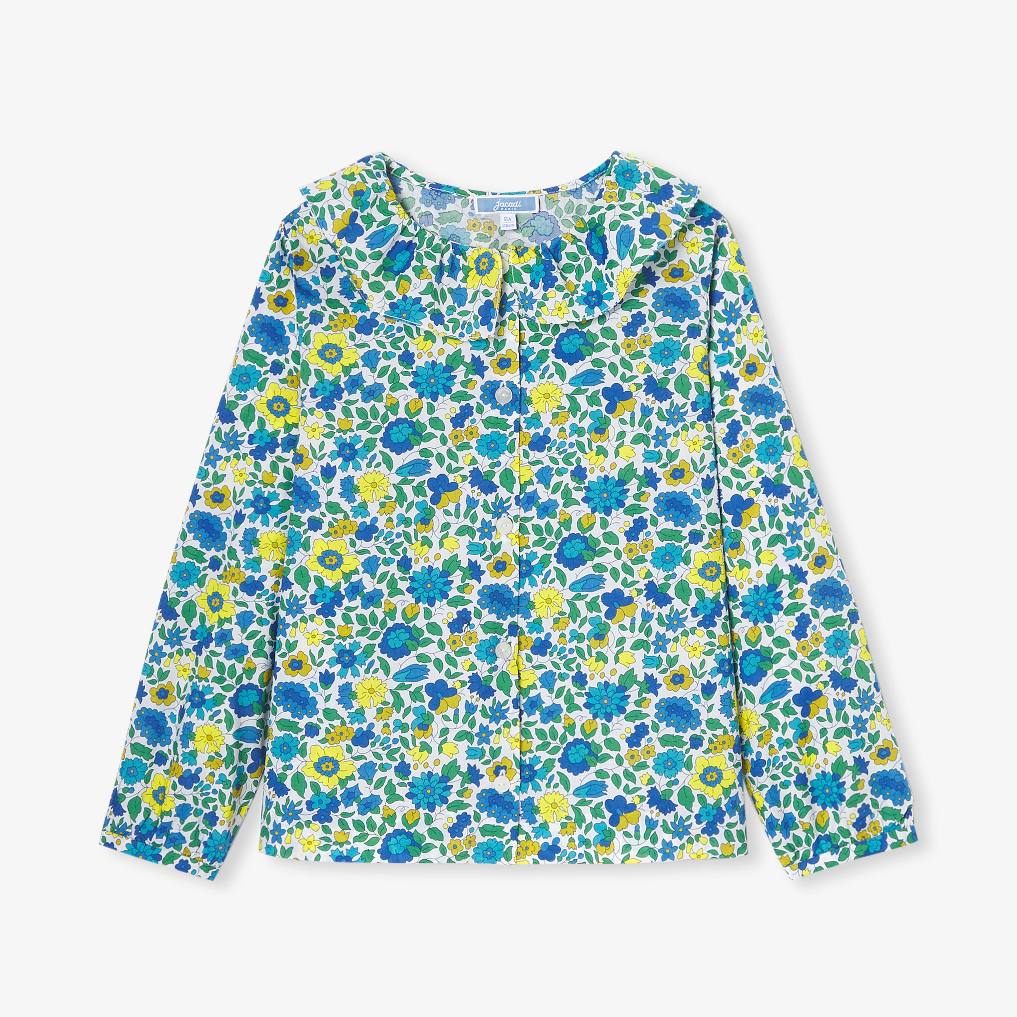 JC-TG071 Jacadi Girl Liberty Fabric Blouse