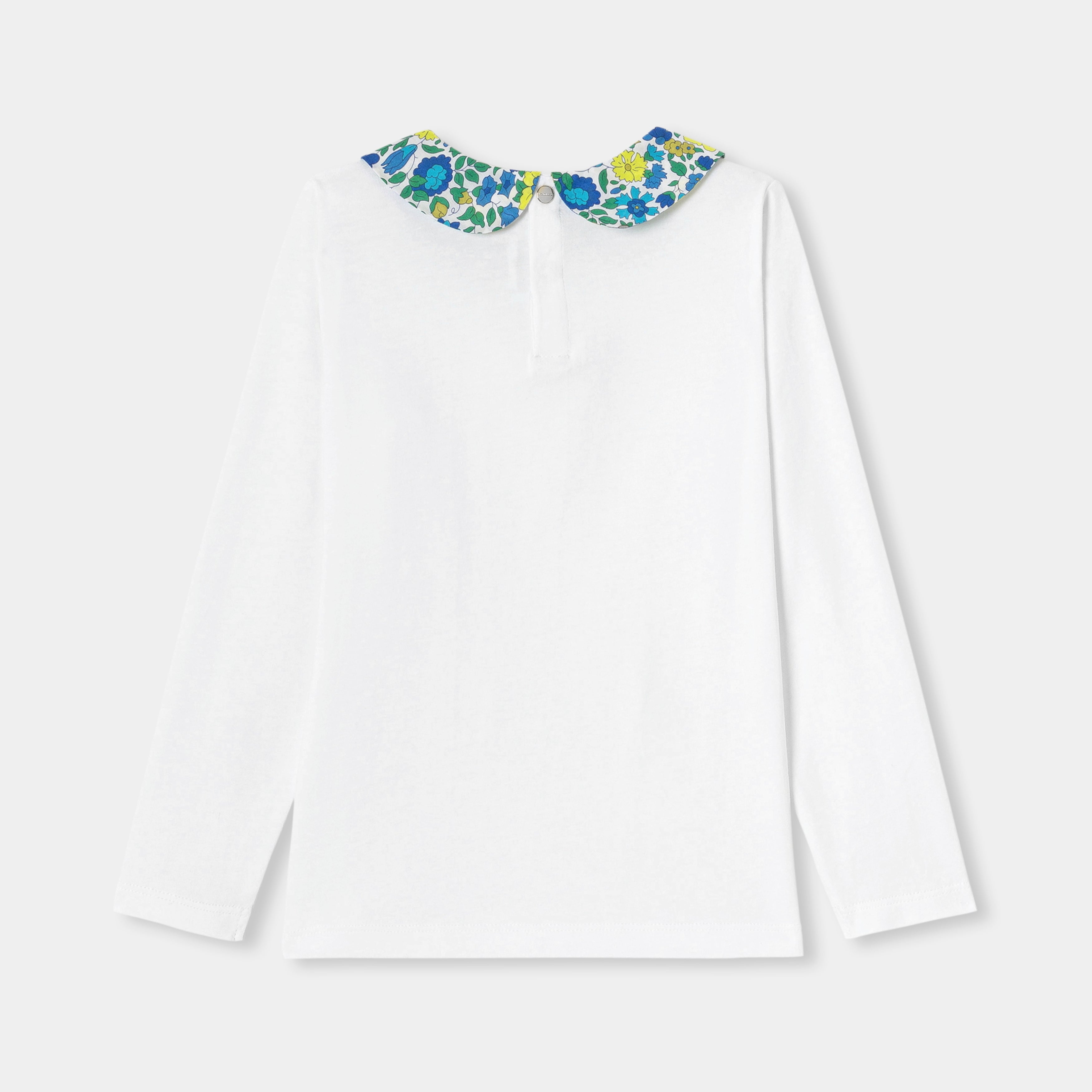 JC-TG072 Jacadi Girl T-shirt with Liberty Collar