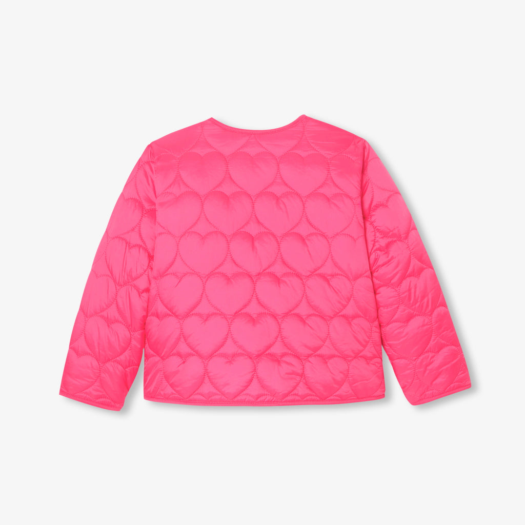 JC-TG046 Jacadi Girls Lightweight Puffer Jacket - Bubble Pink