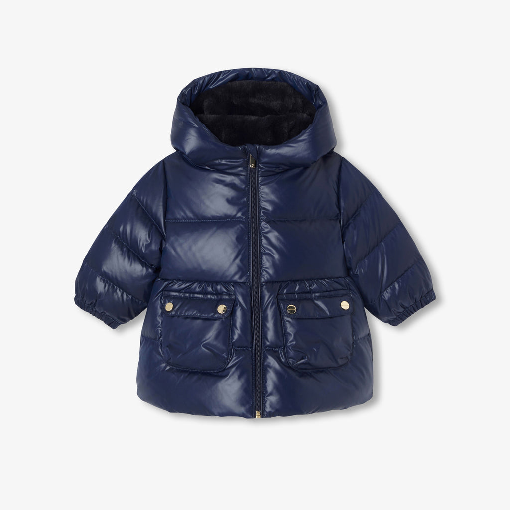 JC-NG050 Jacadi Baby Girl Down Jacket - Navy