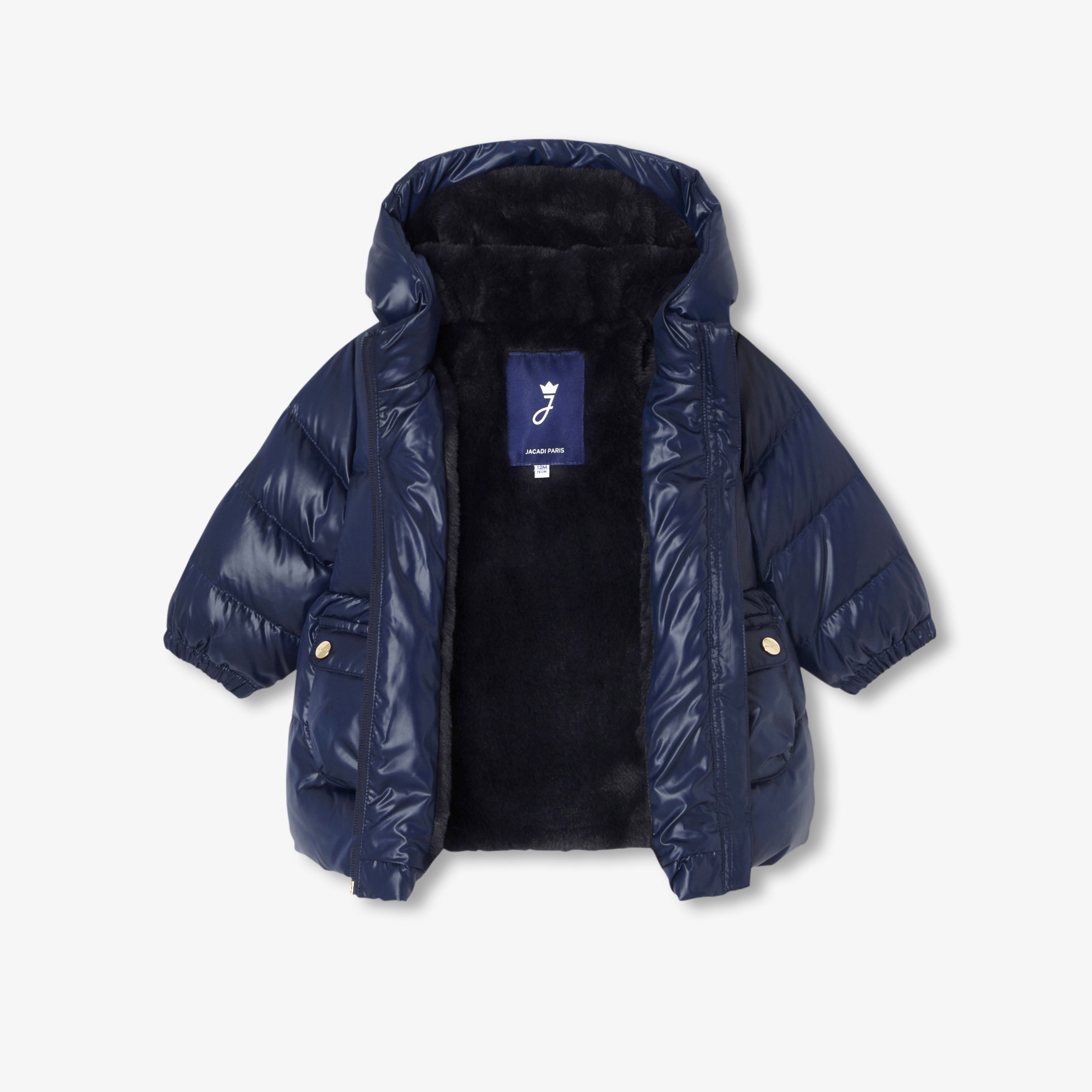 JC-NG050 Jacadi Baby Girl Down Jacket - Navy