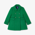 JC-TG044 Jacadi Girls Wool Coat - Dark Green