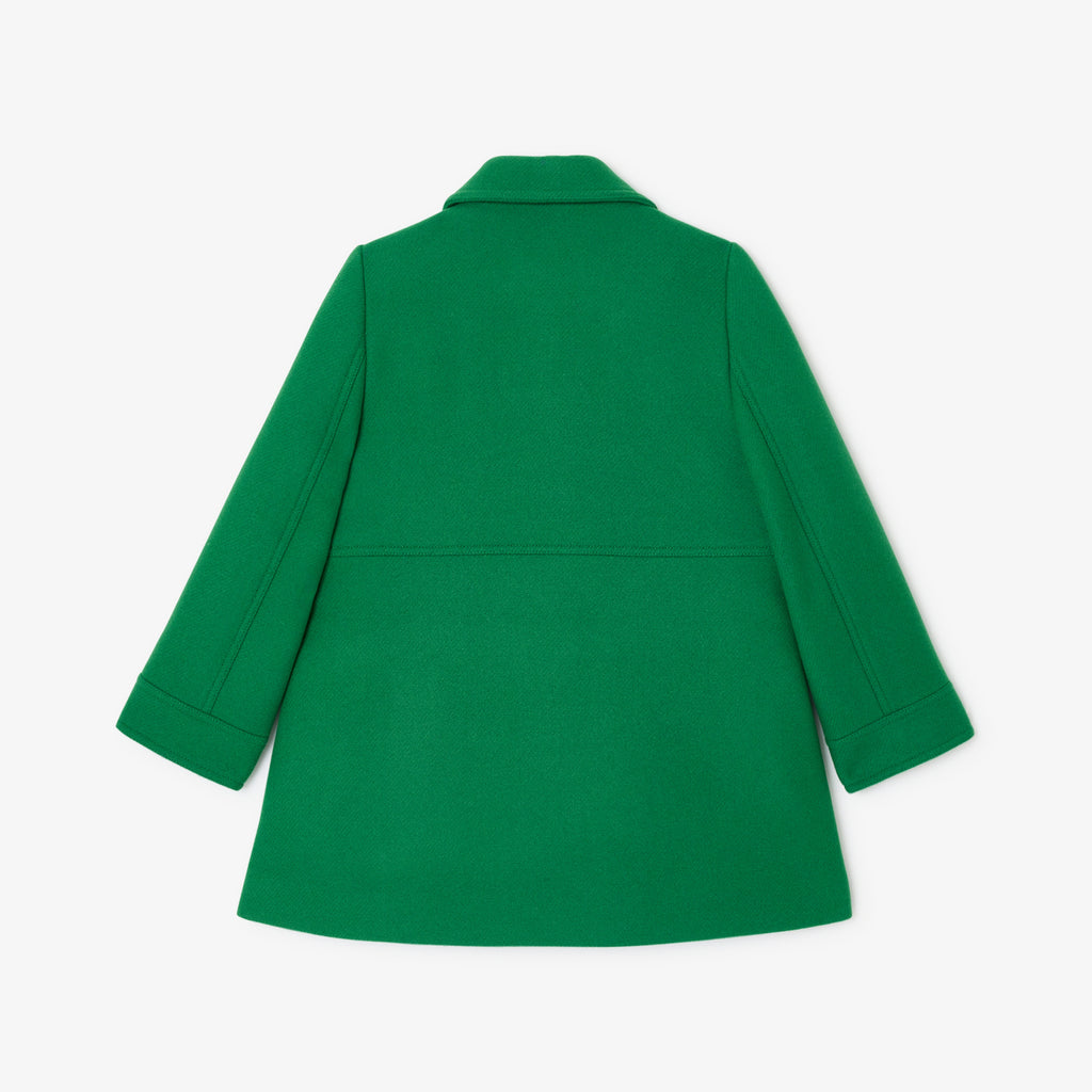 JC-TG044 Jacadi Girls Wool Coat - Dark Green