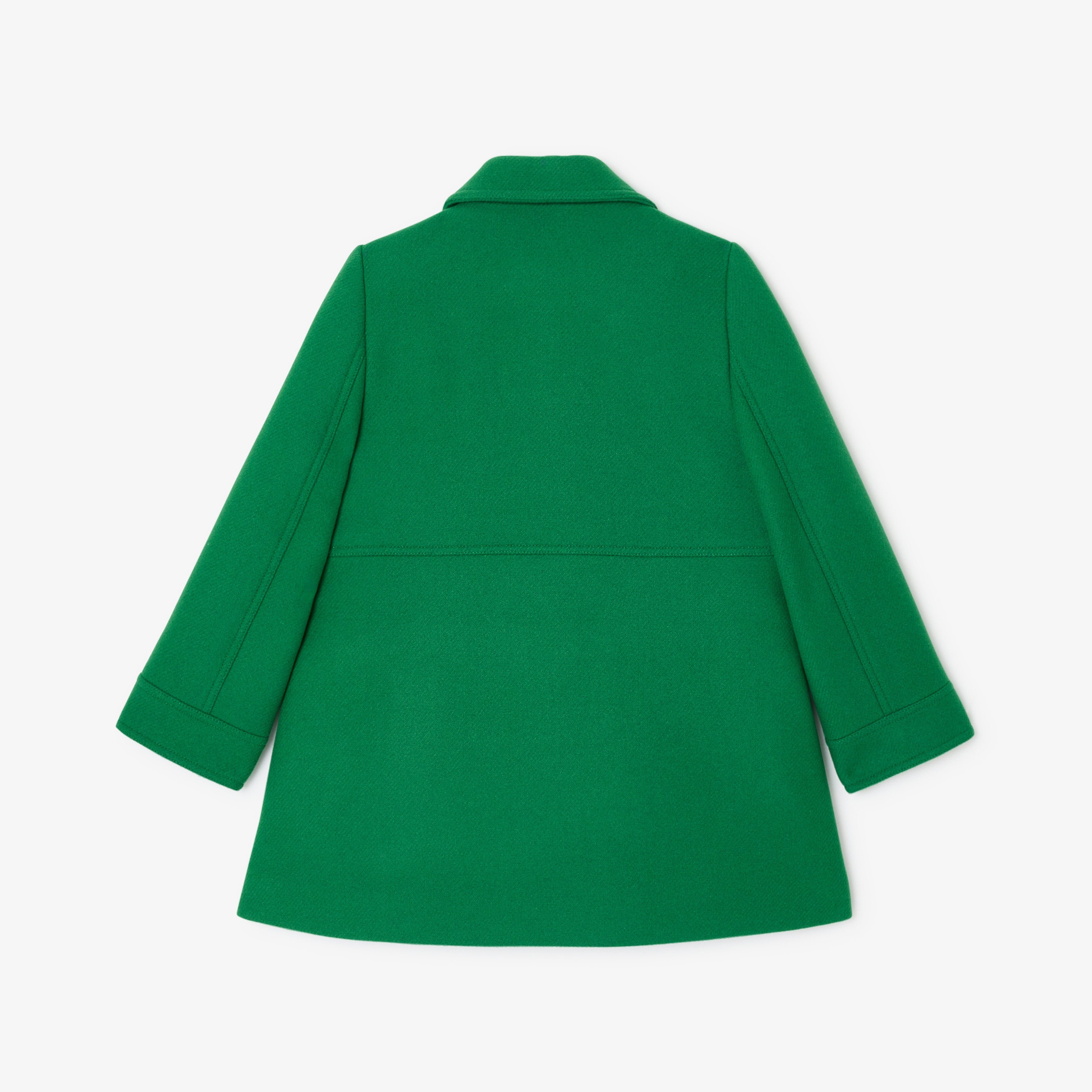 JC-TG044 Jacadi Girls Wool Coat - Dark Green