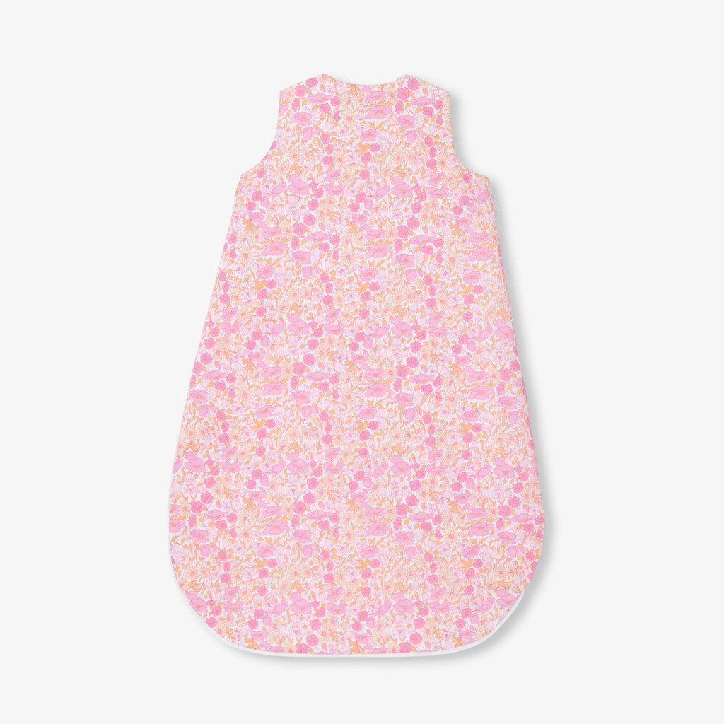 Sacco Nanna Baby Girl 0-6 Mesi in Liberty Fabric - Pink/Multicolour