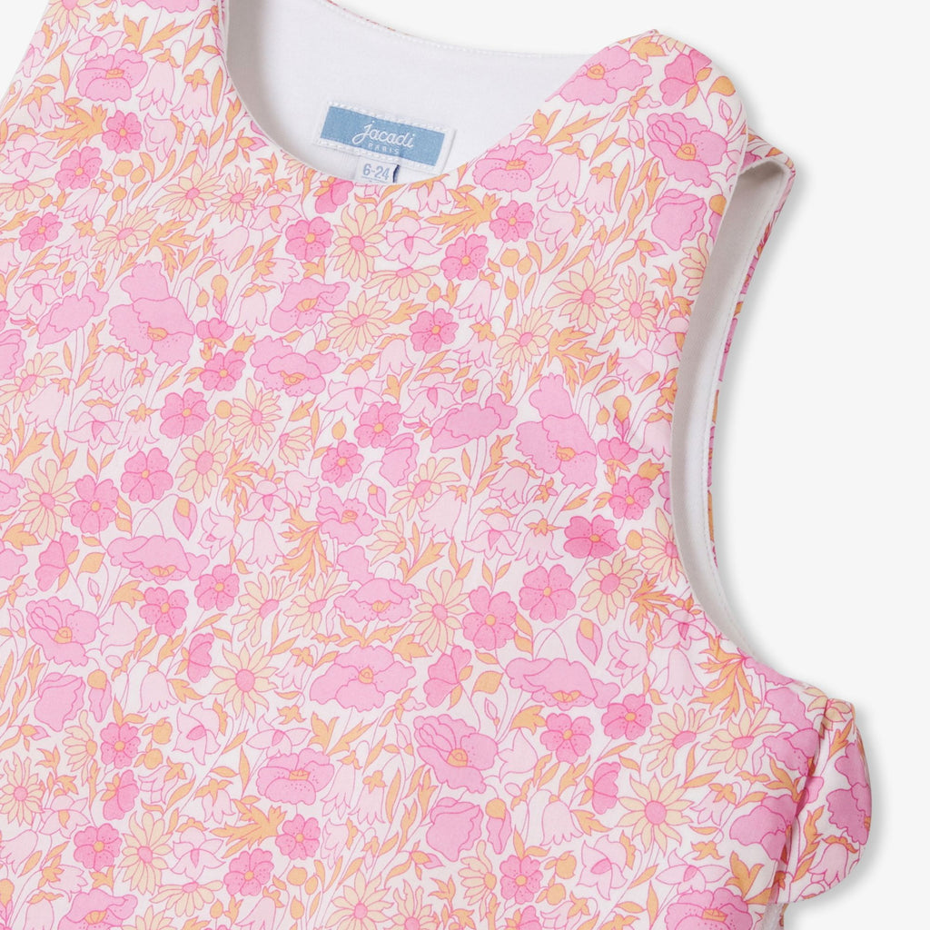 Sacco Nanna Evolutivo 6-24 Mesi Baby Girl in Liberty Fabric - Pink/Multicolour